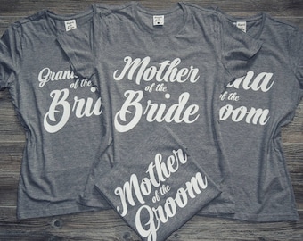 Mother-of-the-Bride Shirt, Mother-of-the-Groom Shirt, Mother of the Bride T-Shirt Top, Mother of the Groom T-Shirt Top, Tee Shirt Crew Neck