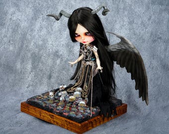 Custom Blythe Dolls For Sale by custom blythe doll Night evil by SiiS