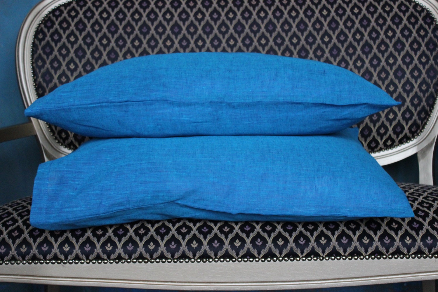 Super Soft Linen Pillowcase Pillow Sham Cover Slip Queen