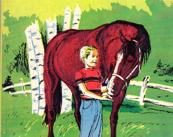 The Dollar Horse by Miriam Young, Illustrated by William M. Hutchinson, 2nd Print, September 1964, Scholastic Books