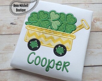 St Patricks Day Shirt Embroidered Toddler T-shirt, Embroidered T-shirt