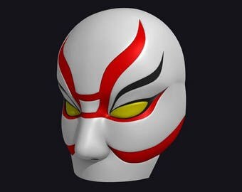 Yokai mask | Etsy