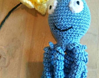 Crochet Octopus Comfort Toy for Babies