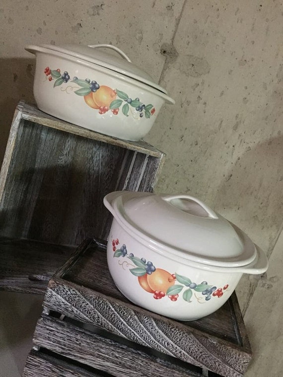 Corelle Abundance Bake & Serve Dishes Two Covered Oven