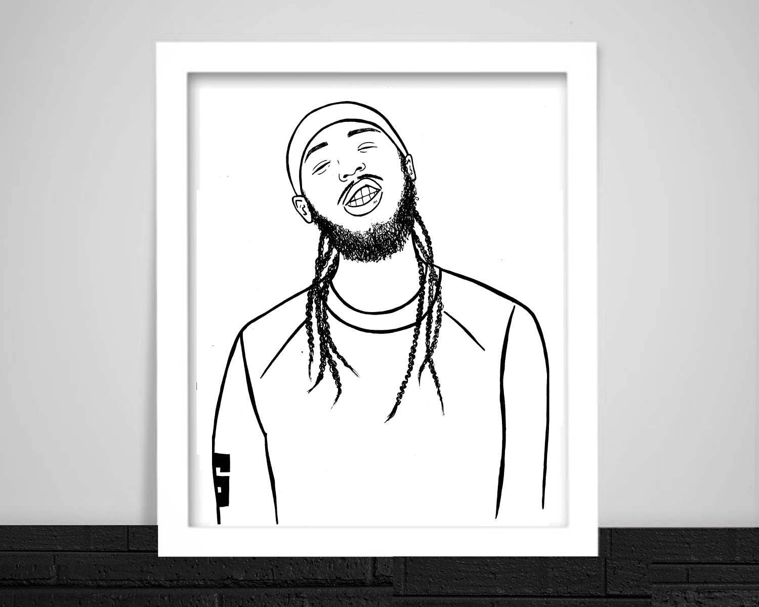 Post Malone Print