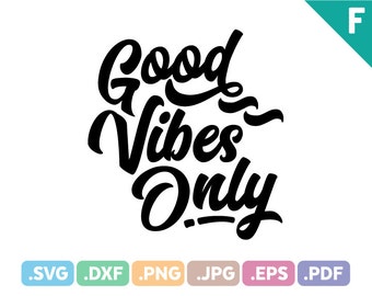 Download Good vibes svg | Etsy