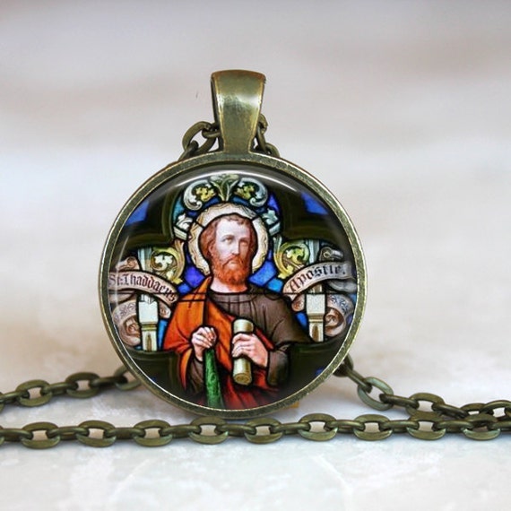 Saint Jude Pendant Patron Saint of Desparate Causes
