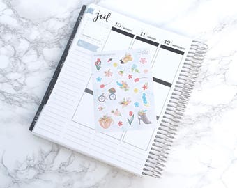 Final Sale // Blooming Lovely Decorative Planner Stickers