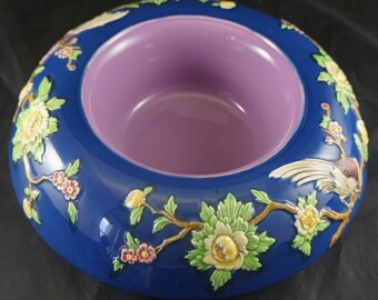 CZECHOSLOVAKIA MAJOLICA Console Bowl 8018
