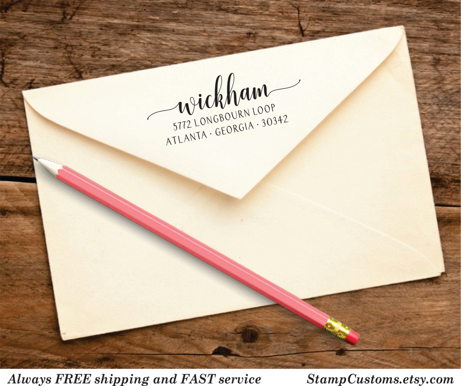 Personalized Address Stamp Custom Return Address Stamp