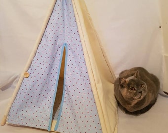 Pet teepee/cats teepee/dog teepee/with carry bag and bedding/gift/pet