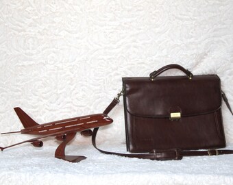serviette cartable tout cuir TEXIER