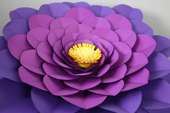 Self standing flower large paper flower big paper flower for