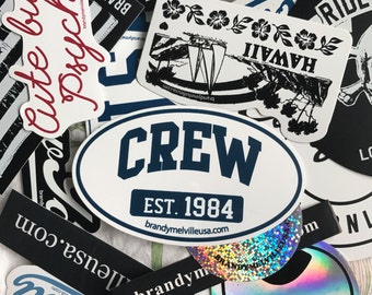 13 Random Brandy Melville Stickers