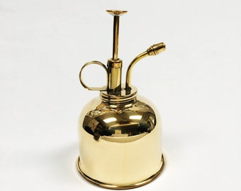Brass Mister Sprayer Air Plant Care • Tillandsia • airplants • houseplants • watering can • gold •