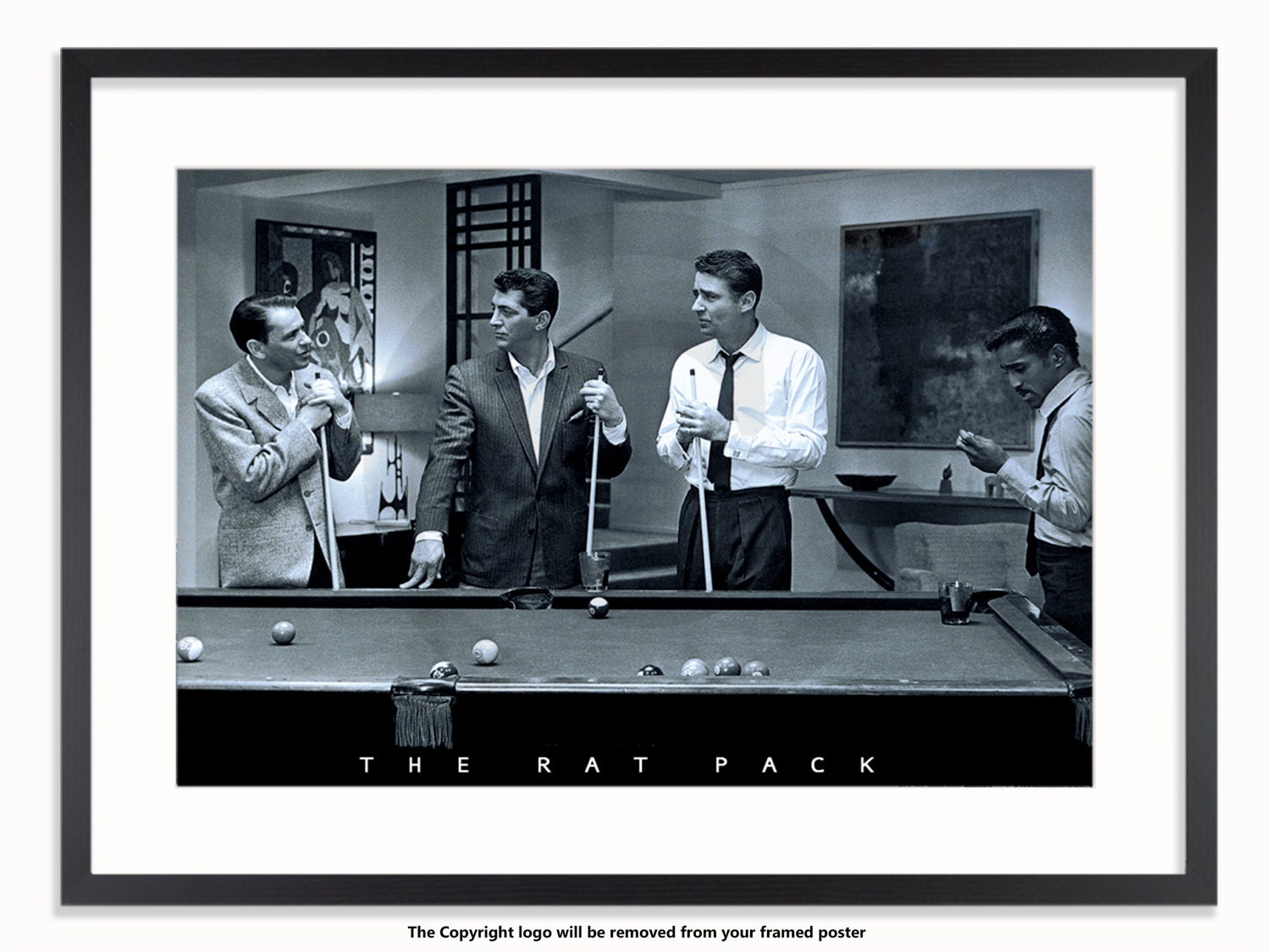 The Rat Pack Pool Classic Poster