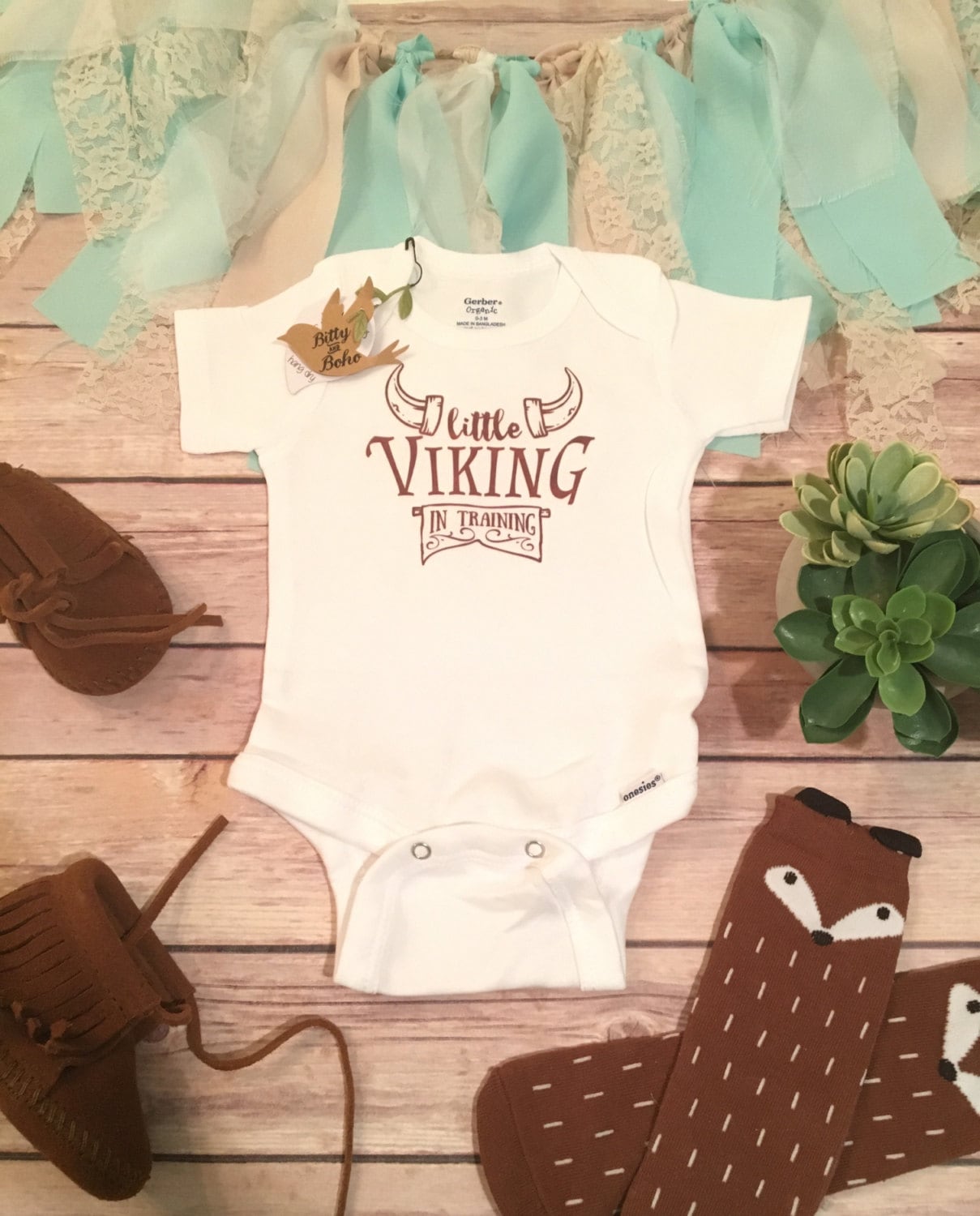 Viking Onesie® Baby Boy Clothes Baby Shower GIft Cute Baby