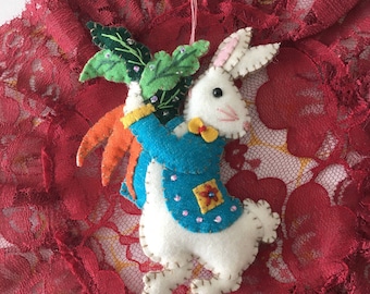 Felt Peter Rabbit Easter Decor