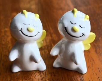 Vintage Anthropomorphic Salt and Pepper Shakers made in Japan