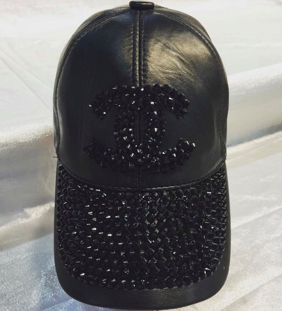 Fabulous Chanel Inspired Fashionista Hat Crystals Jeweled