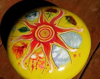Steel tongue drum The Elements