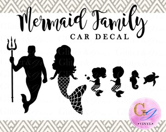 Free Free 199 Mermaid Family Svg SVG PNG EPS DXF File