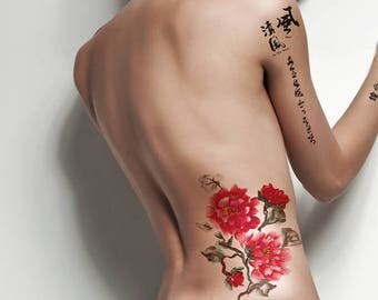 Supperb Large Temporary Tattoos - Love For Three Lifetimes