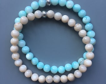Bracelets of shell beads, price per piece, in 4 colors available