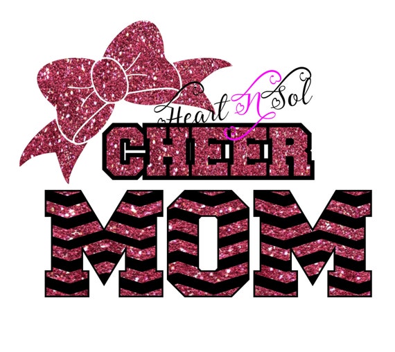 Download Cheer Cheer Mom Cheer mom zebra Chevron Cheer bow SVG