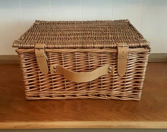 Picnic Basket Wicker Home Decor Storage