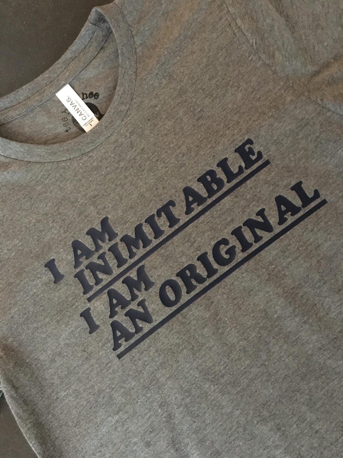 I Am Inimitable I Am An Original A Hamilton Lyric Tee Shirt