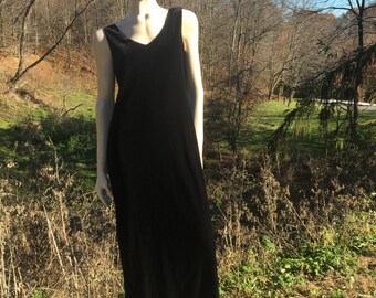 Black Velvet Tank Dress