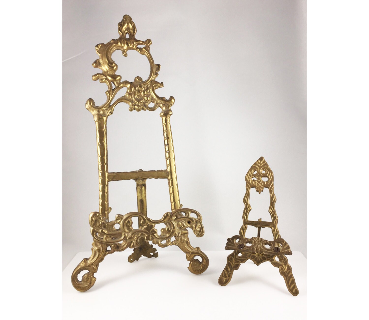 Brass Picture Easel Book Easel Painting Easel Display Easel