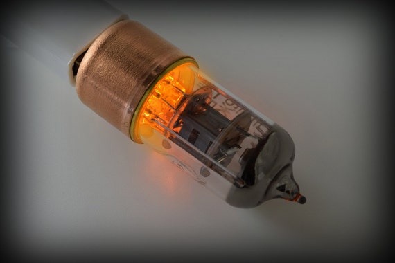 Steampunk (Yellow) Pentode Radio Tube USB Flash Drive 8GB 16GB 32GB 64GB. Retro USSR military equipment. Christmas Birthday gift for him. by NettoTech steampunk buy now online