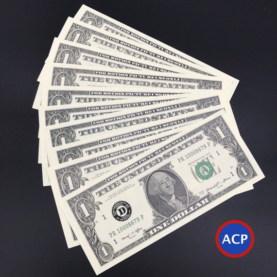 10x 1 dollar bills 10 dollars best novelty by thebestpropmoney