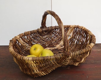 Pretty wicker - basket rustic basket