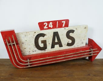 GAS - Gas Station vintage sign