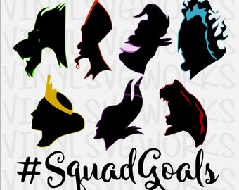 Villain Squad Goals SVG FILE