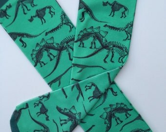 Green Dinosaur Socks | Dinosaur Lover Gift | Cool Birthday Gifts | Fossil Socks |Stocking Stuffers | Dinosaur Gift |Kids Socks| Girls Socks