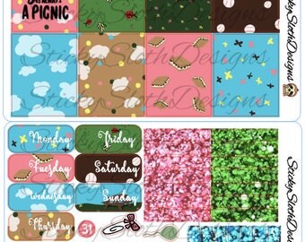Life's A Picnic - 171 Planner Stickers