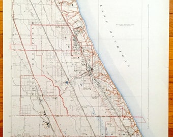 Highwood il map | Etsy