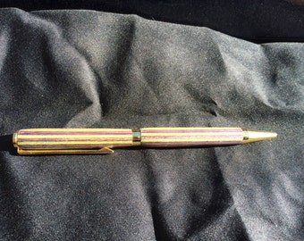 Wooden Purple and Green Handmade Pen