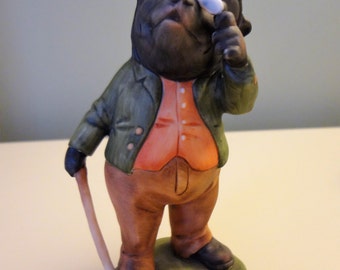 Kaiser Porcelain Hedgehog Mole Figurine