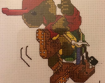 Janlynn Suzy's Zoo counted cross stitch Hang in There counted cross stitch kit