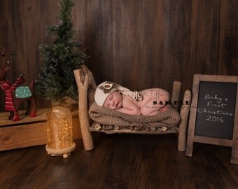 Christmas Digital backdrop , photography background newborn baby girl or boy christmas backdrop