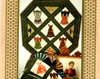 DESIGNING VICTORIAN DRESSES Quilt or Wallhanging Pattern - 1890's by Jean Teal