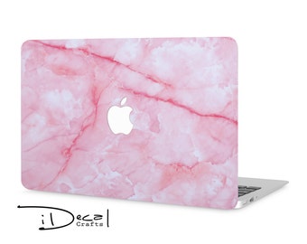 Pink marble macbook decal macbook skin mac sticker,Gift for her,Macbook Air 13 & Mac Pro 13 Retina,Macbook 11/12",Macbook Pro 15 Retina