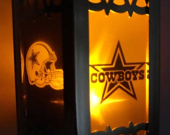 Dallas Cowboys Inspired Battery-Operated Plastic Mini Lanterns (Gold)