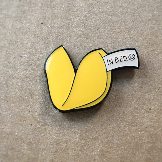 Fortune CookieIn Bed 1 Enamel Pin