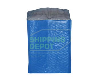 Wide Blue Bubble Mailers | Size #0 6.5x10 | Poly Self Seal Padded Envelopes | 6.5"x10" inches | *FREE SHIPPING* | Shipping Depot